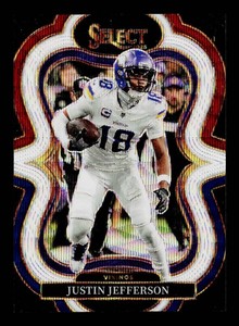 Justin Jefferson 199 2025 Select Suite Level prizm #364 Numbered 016199 Minnesota Vikings Football Card