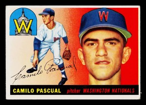 Camilo Pascual RC 1955 Topps #84 Vintage Baseball Rookie Card