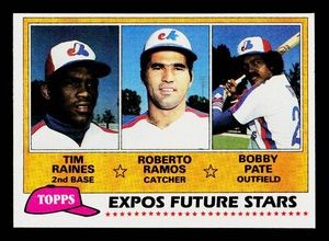 Tim Raines RC 1981 Topps #479 Vintage Rookie Baseball Card
