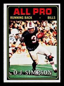 OJ Simpson 1974 Topps #130 Vintage Football Card