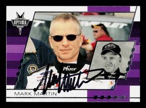 Mark Martin Autograph NASCAR Racing Card