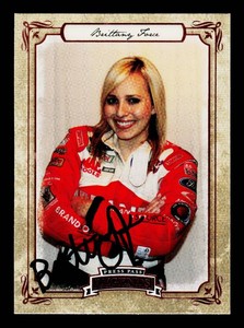 Brittany Force Autograph Racing Card