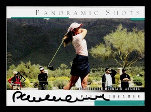 Natalie Creamer Autograph Golf Card