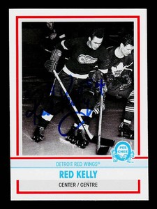 Red Kelly Autograph Hockey Card