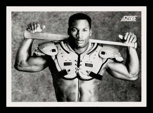Bo Jackson Iconic Shoulder Pads Baseball Card 1990 Score #697