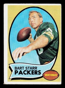 Bart Starr 1970 Topps #30 Vintage Green Bay Packers Card