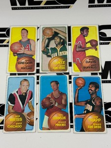 1970-71 Topps Baseball Tallboy 6 Card Vintage Lot