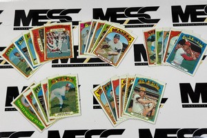 1972 Topps Baseball 26 Card Vintage Lot