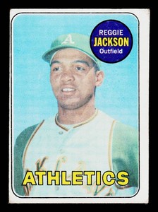 Reggie Jackson RC 1969 Topps #260 Vintage Rookie Baseball Card