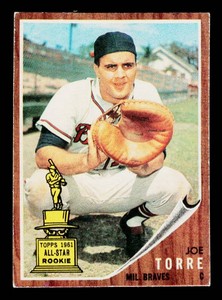 Joe Torre RC 1962 Topps #218 Vintage Rookie Baseball Card