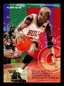 Michael Jordan 1995-96 Fleer #22 Basketball Card