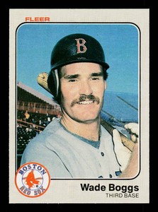 Wade Boggs RC 1983 Fleer #179 Vintage Rookie Baseball Card