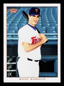 Joe Mauer RC 2002 Topps 206 #271 Rookie Minnesota Twins Baseball Card