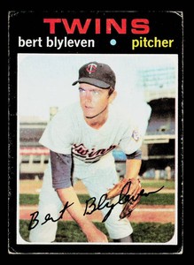 Bert Blyleven RC 1971 Topps #26 Rookie Vintage Minnesota Twins Baseball Card