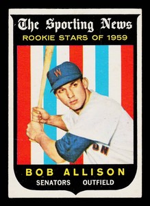 Bob Allison RC 1959 Topps #116 Vintage Baseball Card
