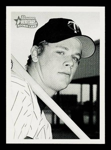 Justin Morneau RC 2001 Bowman Heritage #439 Rookie Minnesota Twins Baseball Card