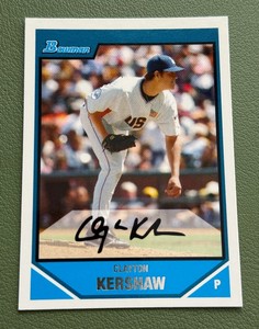 Clayton Kershaw RC 2007 Bowman #BDPP77 Rookie Baseball Card