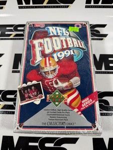 1991 Upper Deck Football Card Pack Box - NewSealed