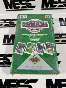 1990 Upper Deck Baseball Card Pack Box - NewSealed