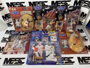 (6) Baseball Starting Lineup Figures - Mantle, Campanella, Aaron, Munson, Robinson