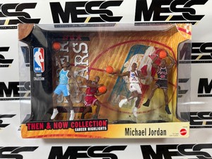 Michael Jordan NBA Super Stars Court Collection Then and Now Basketball Figures Set
