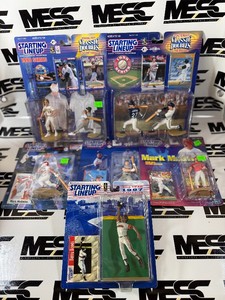 (6) Starting Lineup Baseball Figures - Bonds, McGwire, and More