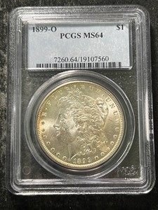 1899-O US MORGAN SILVER DOLLAR PCGS MS64