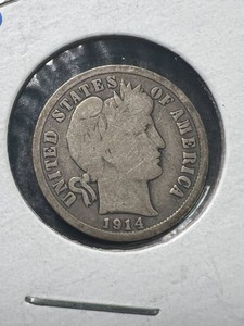 1914-D US BARBER DIME
