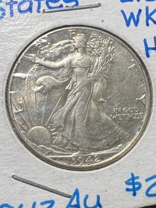 1942 US WALKING LIBERTY HALF DOLLAR
