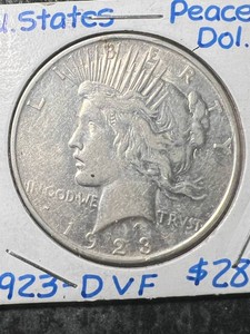 1923-D US PEACE SILVER DOLLAR