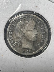 1910-D US BARBER DIME