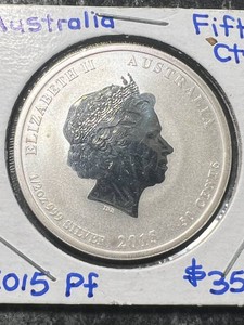 2015 YEAR OF THE GOAT HALF TROY OZ .999 FINE SILVER ROUND