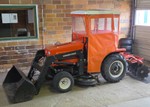 VINTAGE POWER KING 1618 SUB-COMPACT TRACTOR WITH MULTIPLE IMPLEMENTS