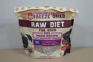 Boss Dog Raw Diet Pork Recipe Dog Food - 12oz