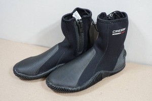 Cressi Minorca 3mm Neoprene Adult Anti-Slip Sole Boots - Size 7
