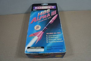 Flying Model Rocket I406 Alpha III Starter Kit