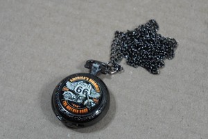 Novelty Route 66 Pocket Watch