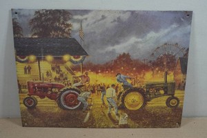 Vintage Metal Sign - Tractor Pull