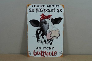 Vintage Style Metal Sign - Youre As Pleasant As