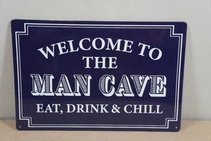 Novelty Metal Sign - Man Cave