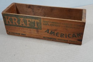Vintage Wooden Box - Kraft