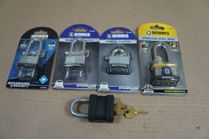 Assorted Brinks Pad Locks