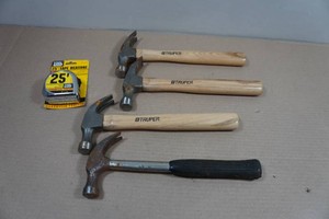 4 Hammers and Measure Tape
