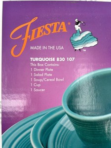 Fiesta Turquoise 830 107 5-Piece Place Setting
