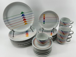 Vista Alegre Harmony Block Sextet 32-Piece Dinnerware Set (8 - 4 Place Settings)