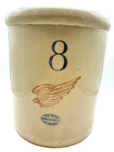 Red Wing Union Stoneware Co. Eagle Crock No. 8