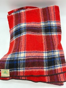 Faribo Faribault Woolen Mill Co. All-Wool Plaid Blanket