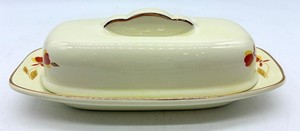 Vintage Hall Autumn Leaf Butter Dish
