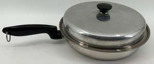 Stainless Steel Egg Poacher With 5 Cups & Dome Lid