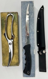 Rada Cutlery Fillet Knife & Deluxe Poultry Shears Mixed Lot